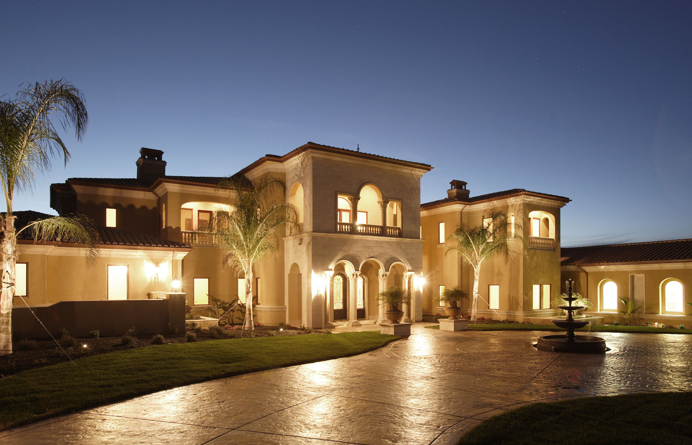House exterior with a tile roof